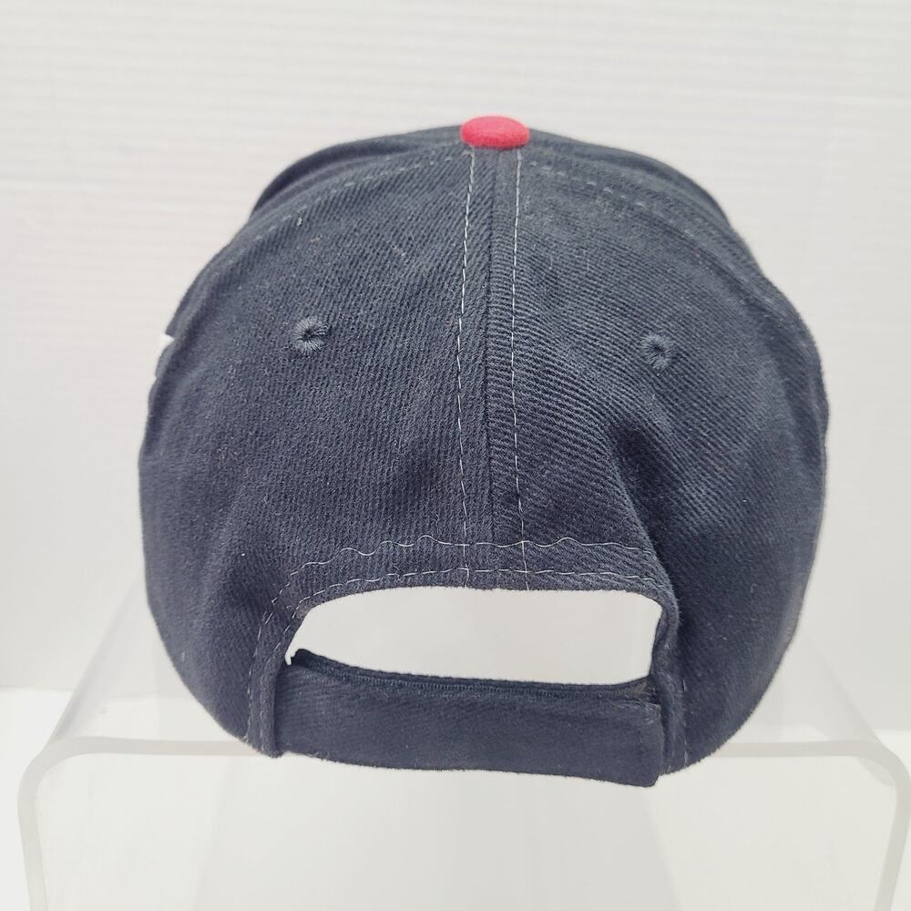 Vintage BETTY BOOP Hat Nissin Blockhead Flames Snapback Hat Black Red White - Picture 3 of 7